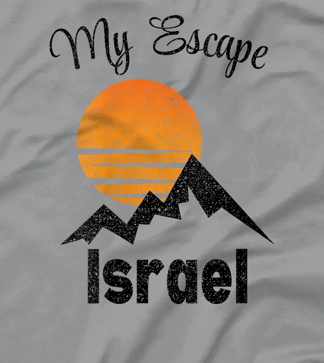 Womens My Escape Israel Vintage Israel Outfit Vacation T-Shirt