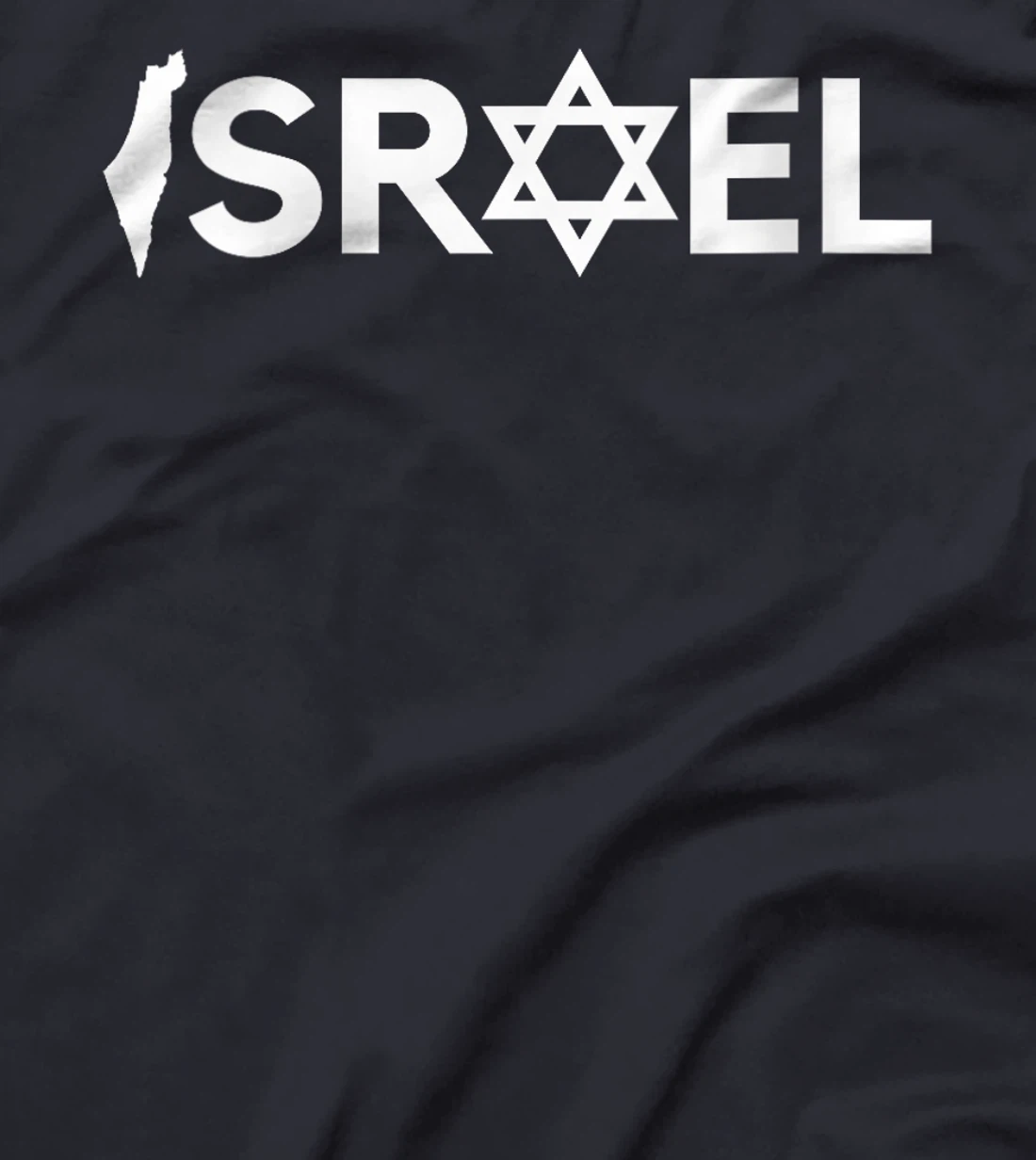 Womens Israel Holy Land Map Jewish Star of David Israeli T-Shirt