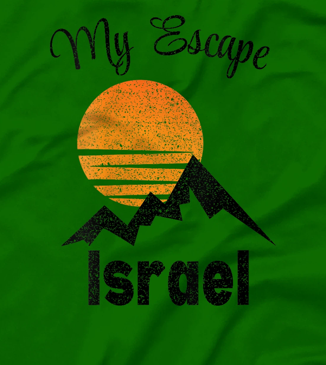 Womens My Escape Israel Vintage Israel Outfit Vacation T-Shirt