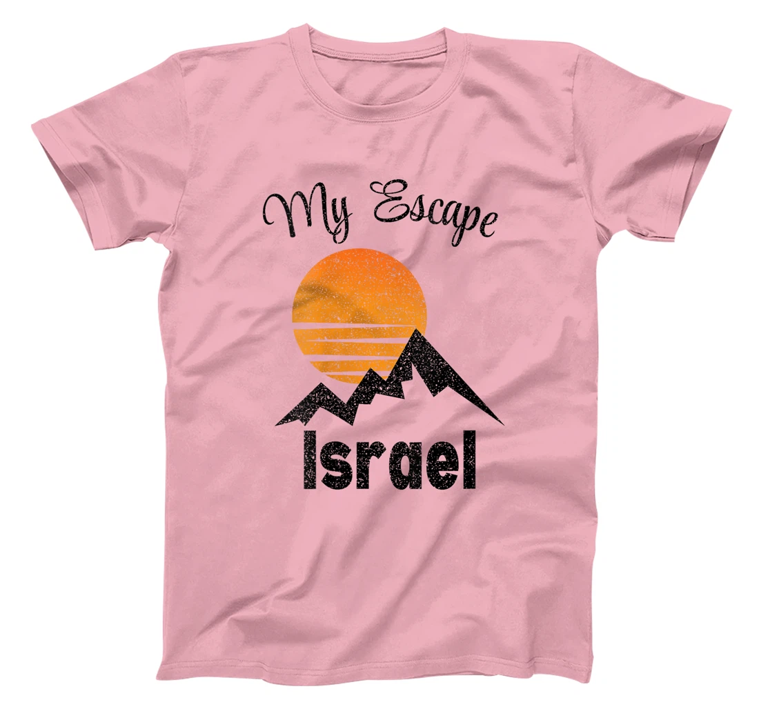 Womens My Escape Israel Vintage Israel Outfit Vacation T-Shirt