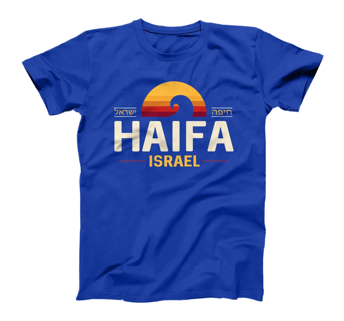 Haifa Israel | Haifa Israel Retro Wave Premium T-Shirt