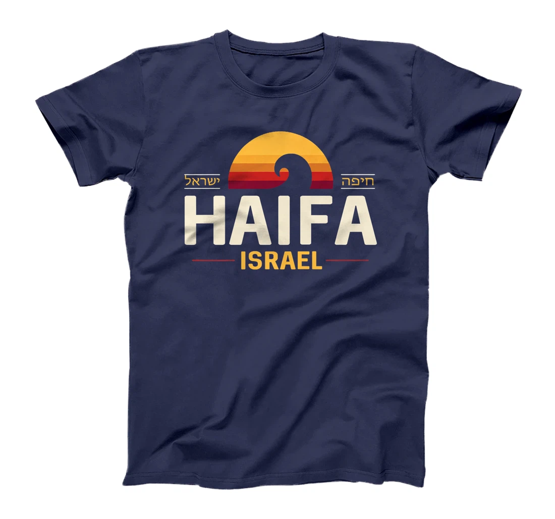 Haifa Israel | Haifa Israel Retro Wave Premium T-Shirt