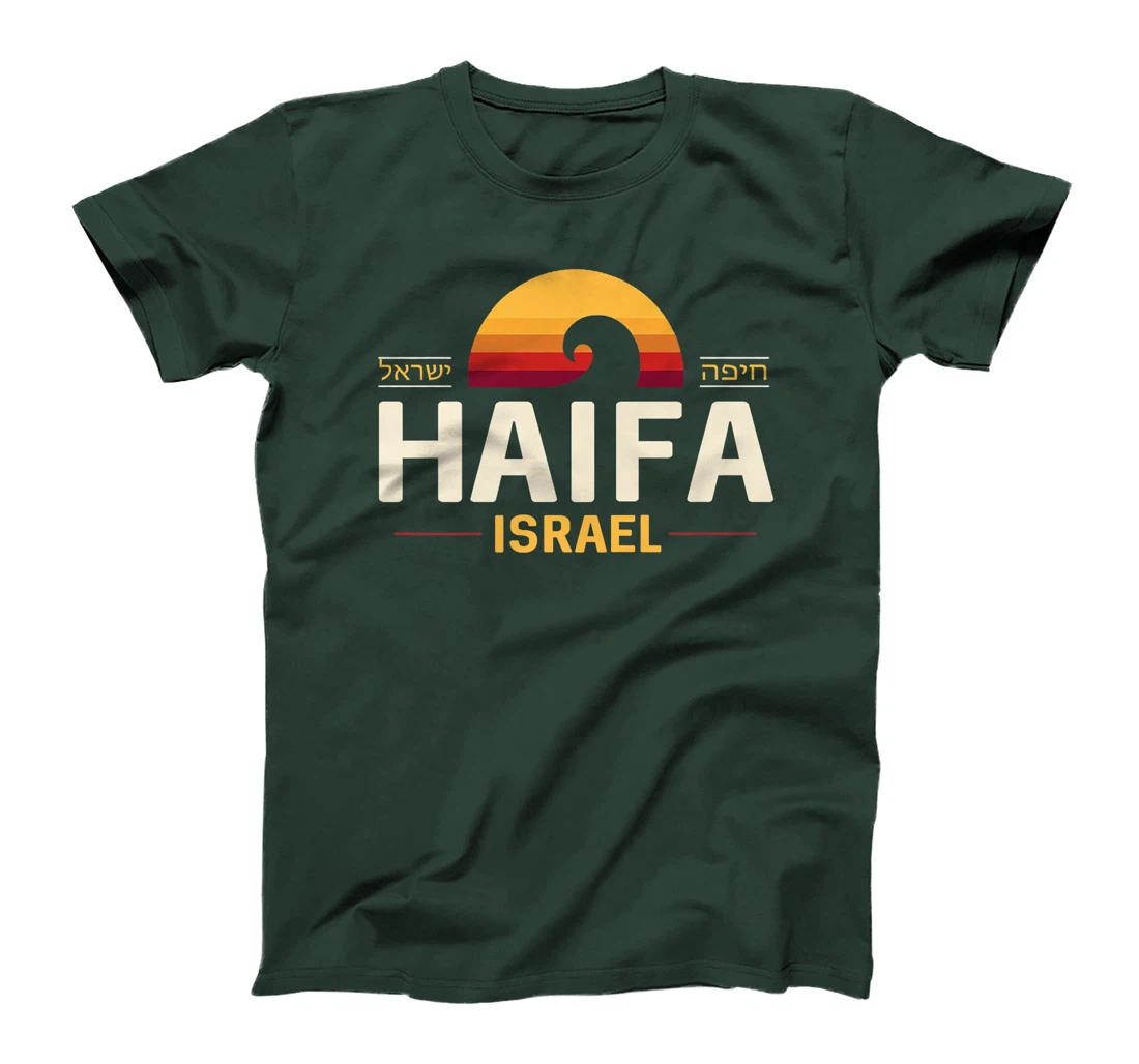 Haifa Israel | Haifa Israel Retro Wave Premium T-Shirt