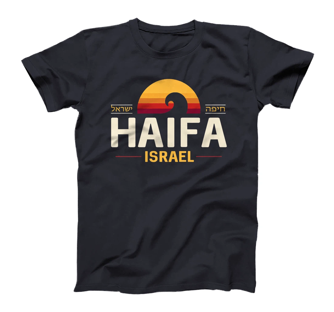 Haifa Israel | Haifa Israel Retro Wave Premium T-Shirt