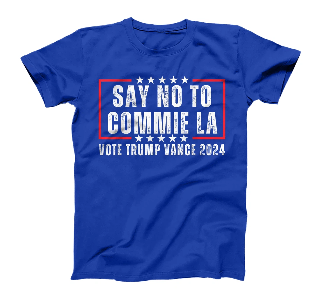 Funny Political Say No To Commie La Vote Trump Vance 2024 T-Shirt