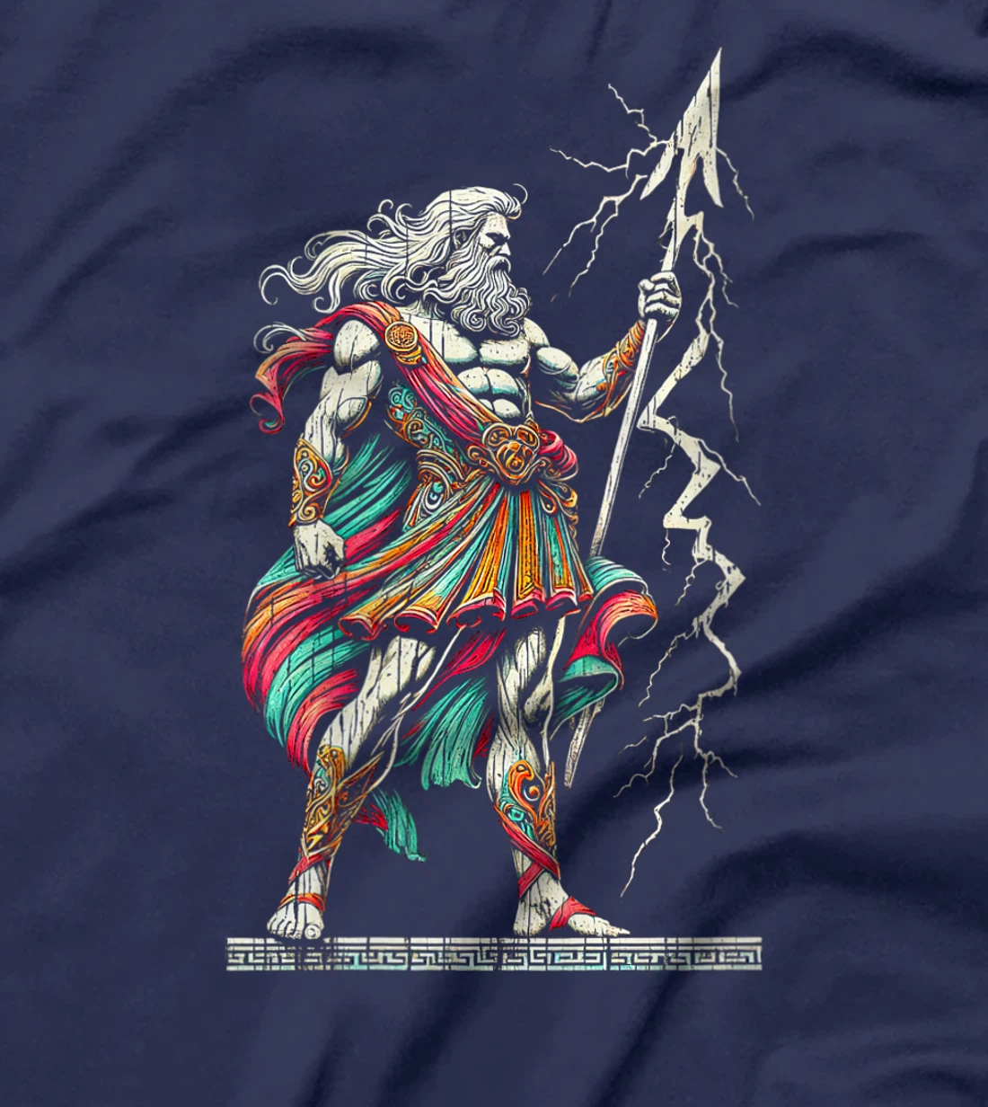 Womens Zeus God of Thunder Greek Mythology Ancient Greece T-Shirt