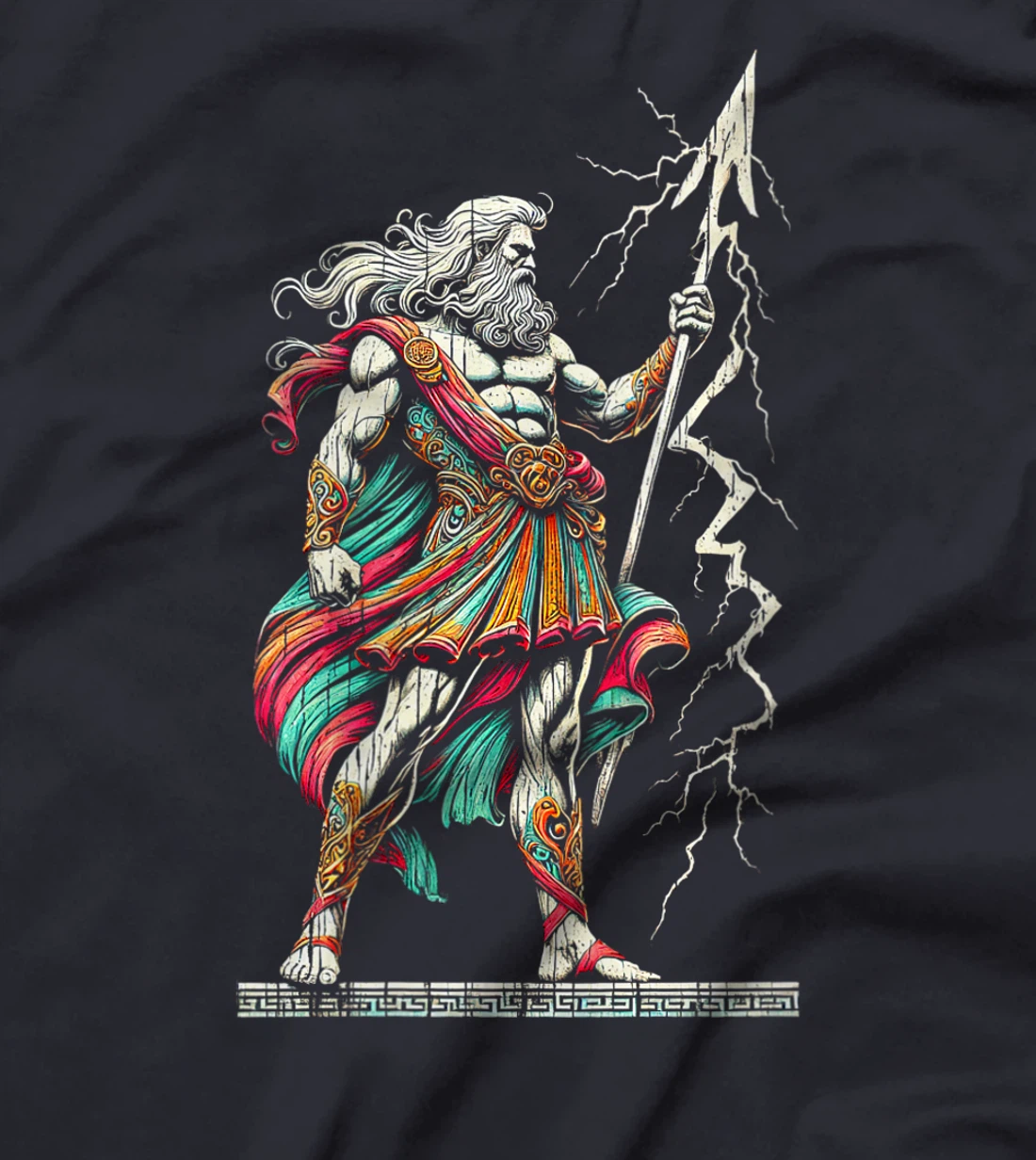 Womens Zeus God of Thunder Greek Mythology Ancient Greece T-Shirt