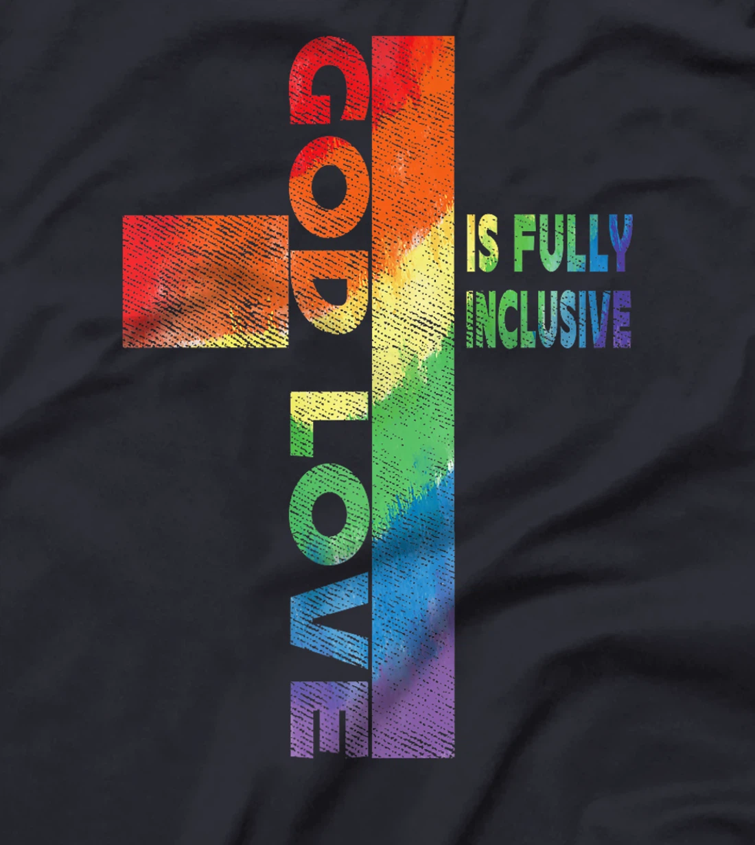 God's Love is Fully Inclusive Christian Gay Lesbian LGBT Premium T-Shirt