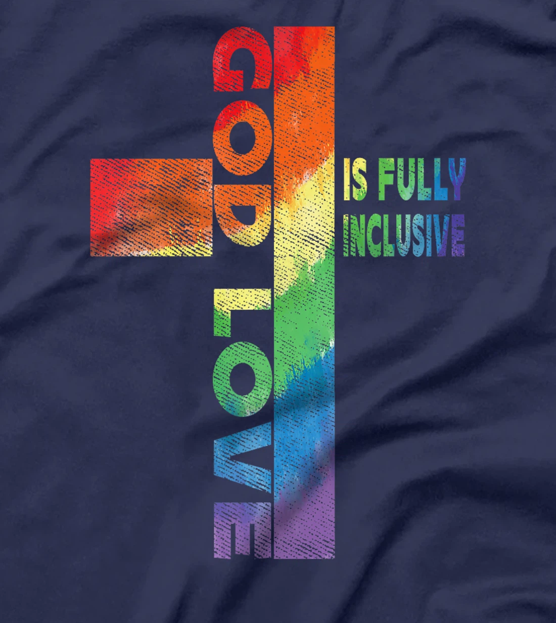 God's Love is Fully Inclusive Christian Gay Lesbian LGBT Premium T-Shirt