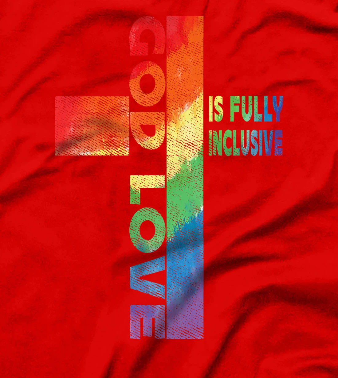 God's Love is Fully Inclusive Christian Gay Lesbian LGBT Premium T-Shirt