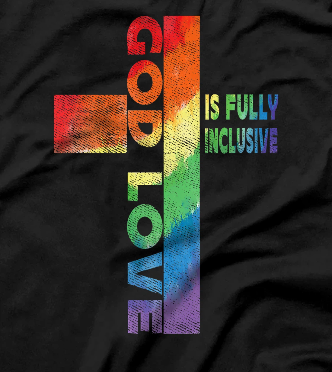 God's Love is Fully Inclusive Christian Gay Lesbian LGBT Premium T-Shirt