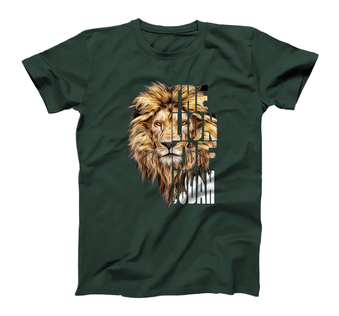 The Lion Of Judah Jesus Lover God funny Christian Religious T-Shirt