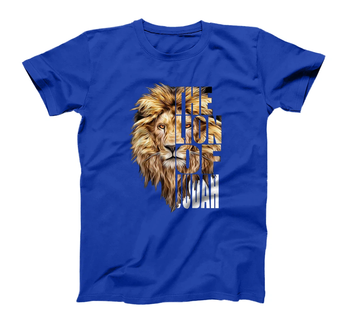 The Lion Of Judah Jesus Lover God funny Christian Religious T-Shirt