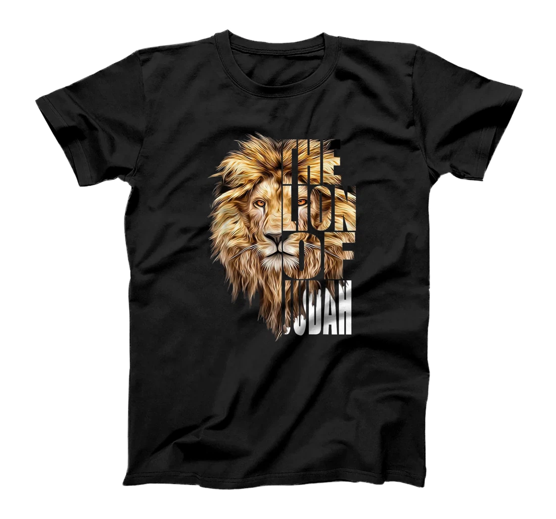 The Lion Of Judah Jesus Lover God funny Christian Religious T-Shirt