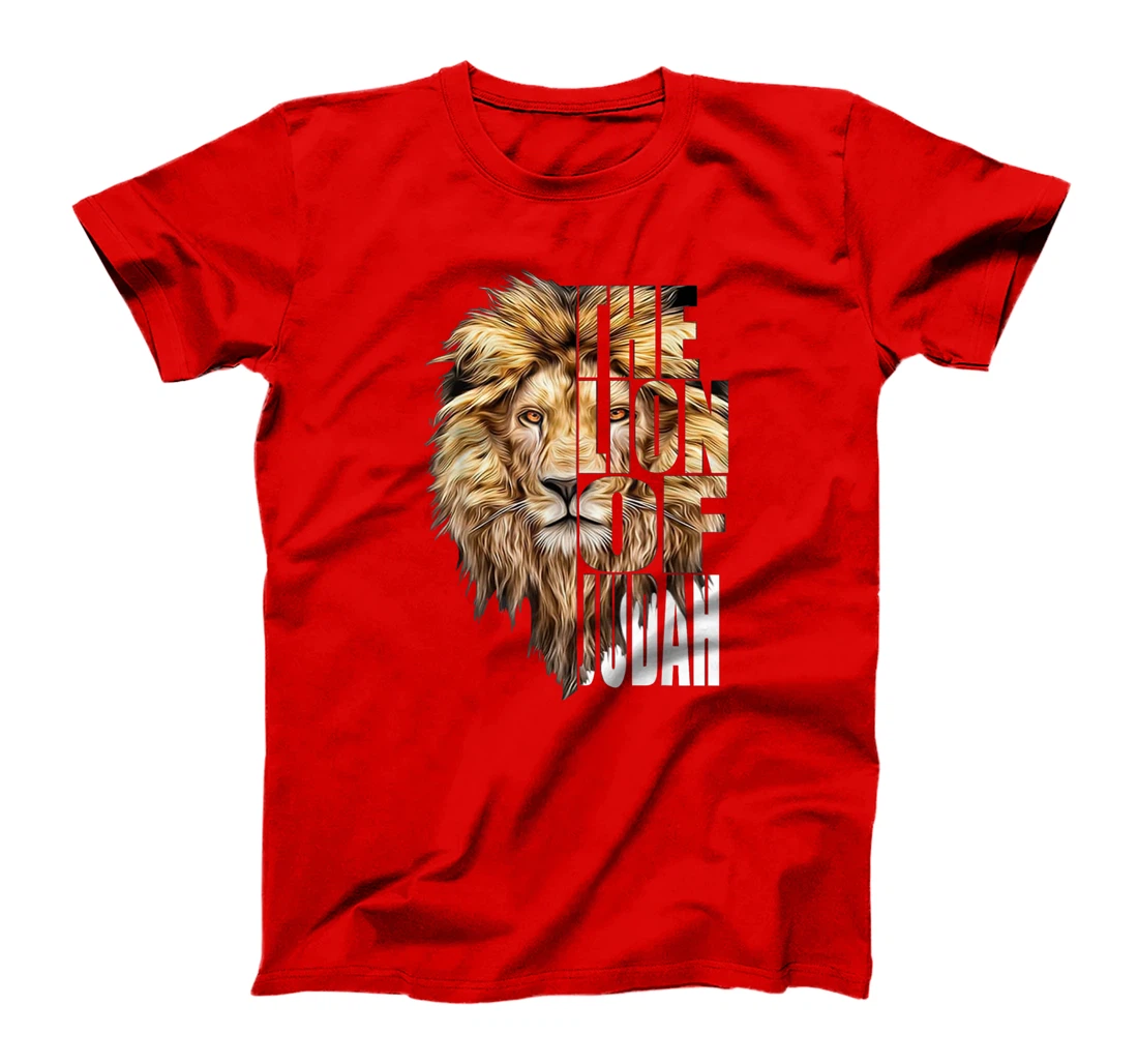 The Lion Of Judah Jesus Lover God funny Christian Religious T-Shirt