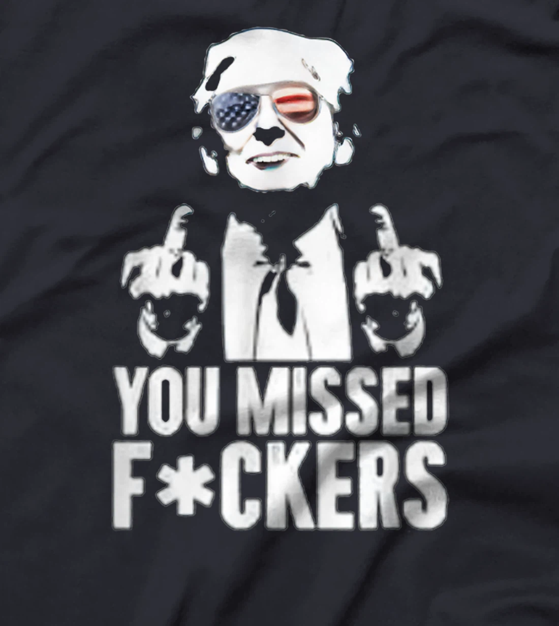 Womens Trump Fight Fight Fight T-Shirt