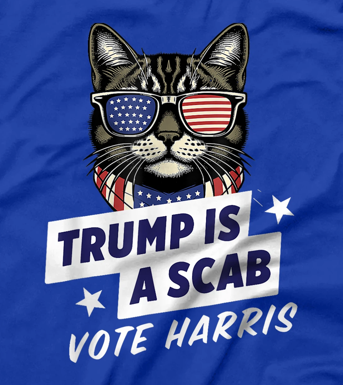 Trump is a Scab Vote Harris 2024 T-Shirt