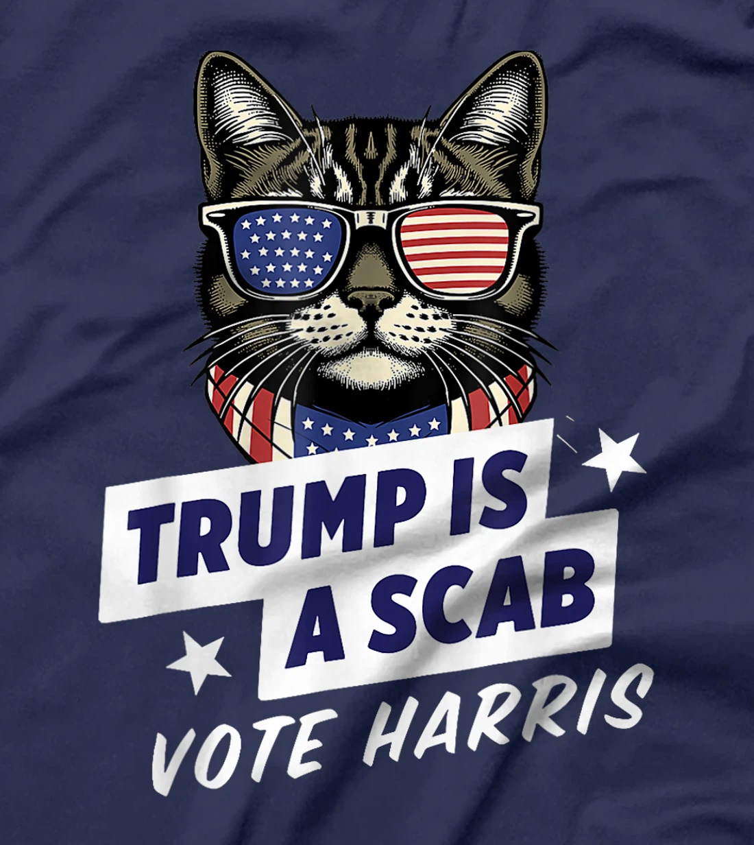 Trump is a Scab Vote Harris 2024 T-Shirt
