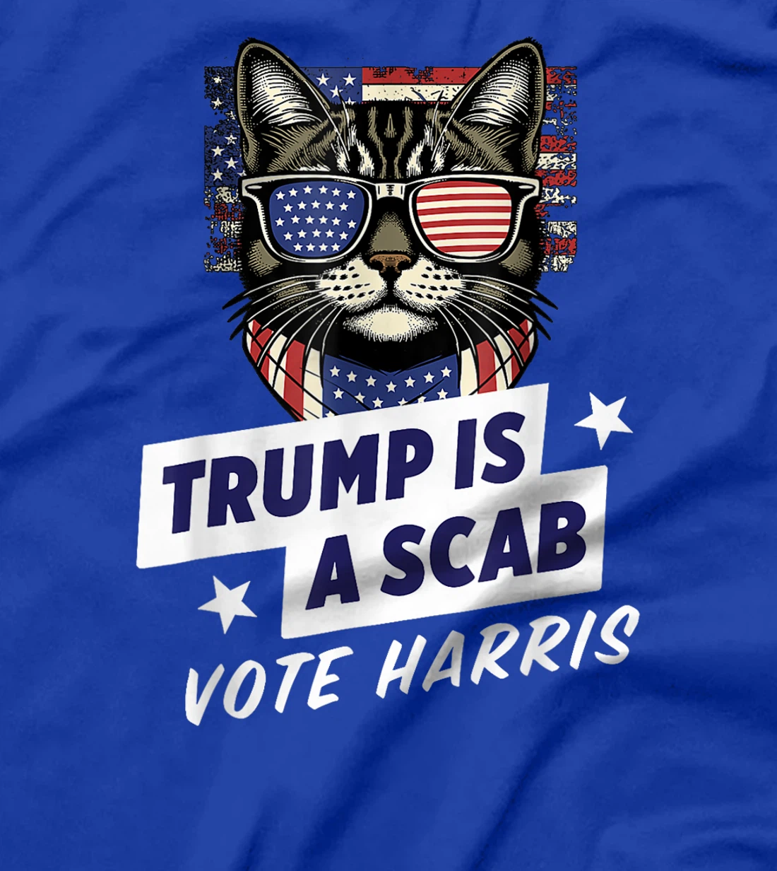 Trump is a Scab Vote Harris 2024 T-Shirt