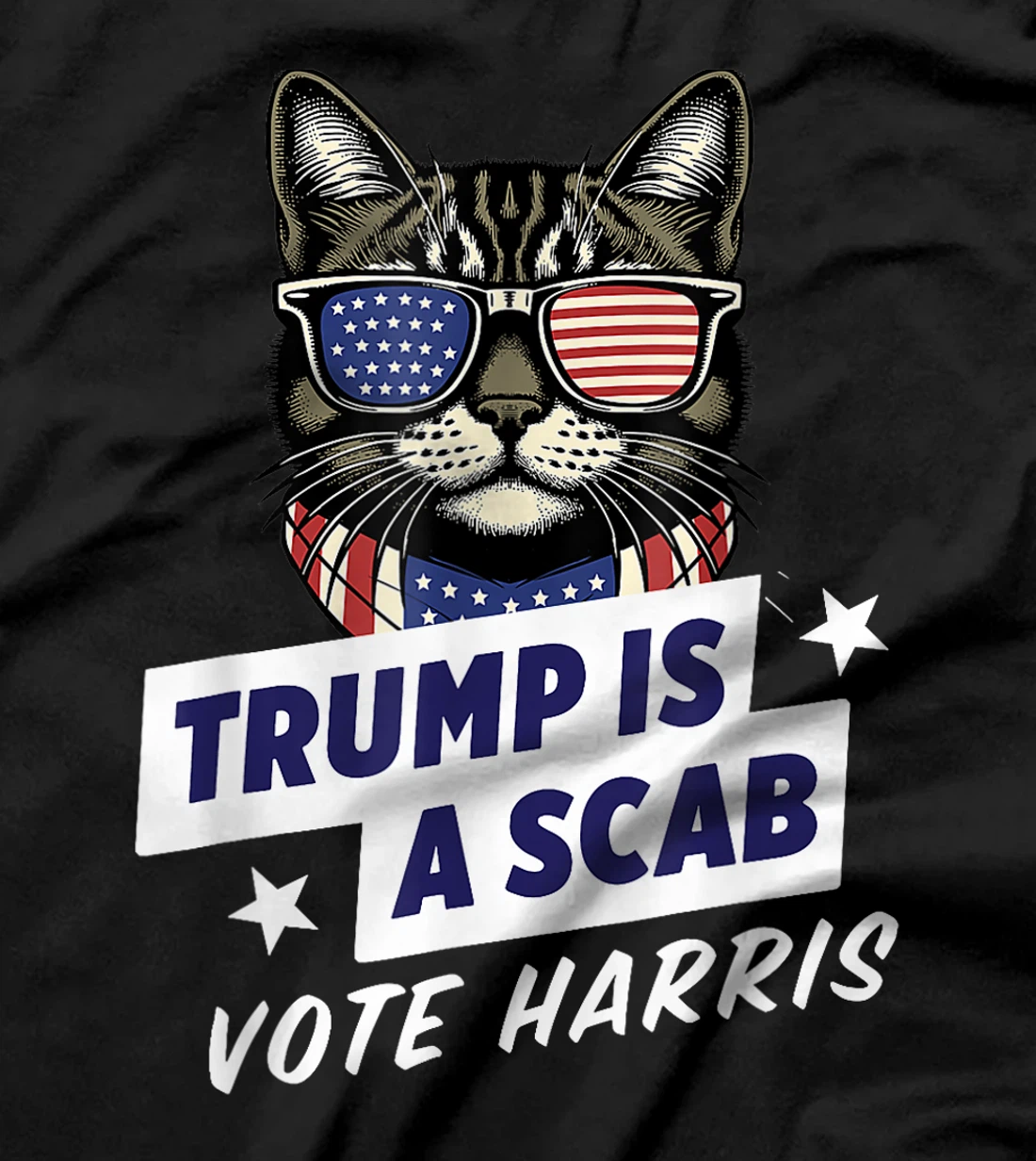 Trump is a Scab Vote Harris 2024 T-Shirt