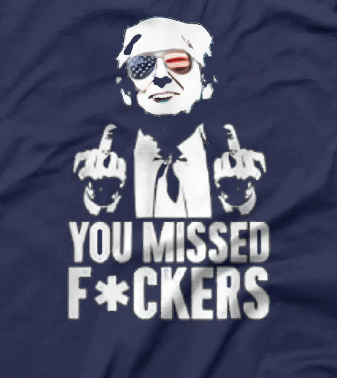 Womens Trump Fight Fight Fight T-Shirt