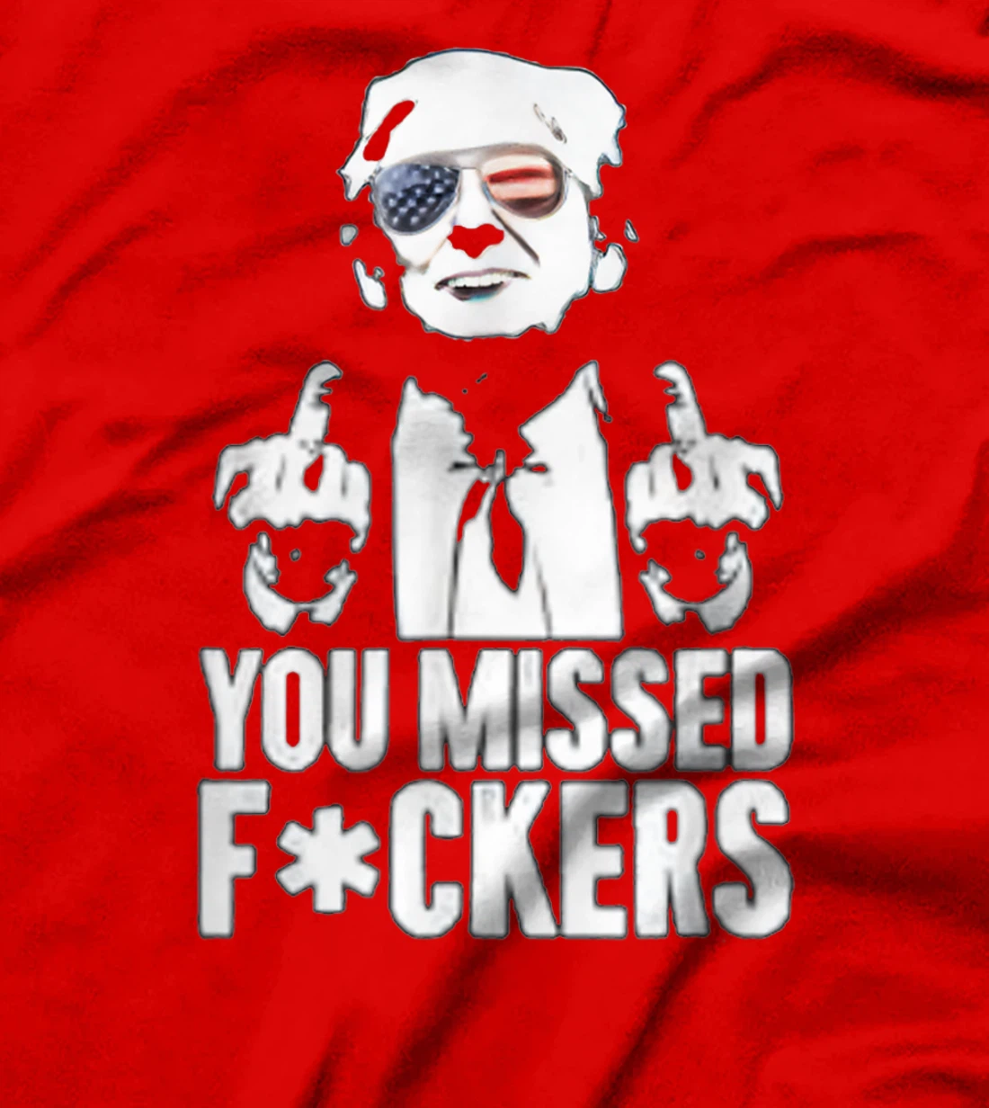 Womens Trump Fight Fight Fight T-Shirt