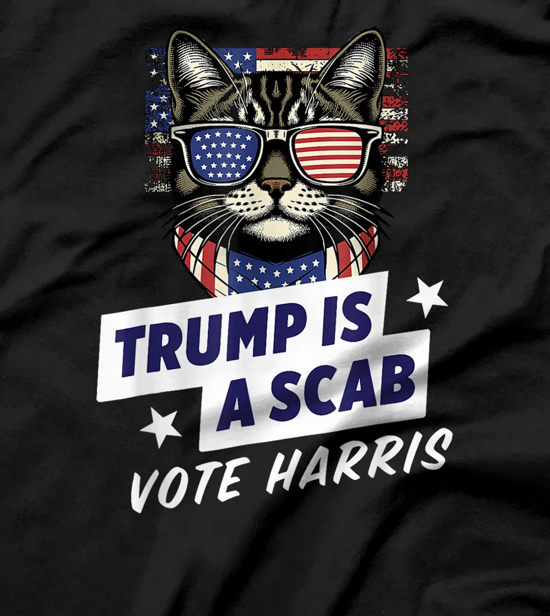 Trump is a Scab Vote Harris 2024 T-Shirt