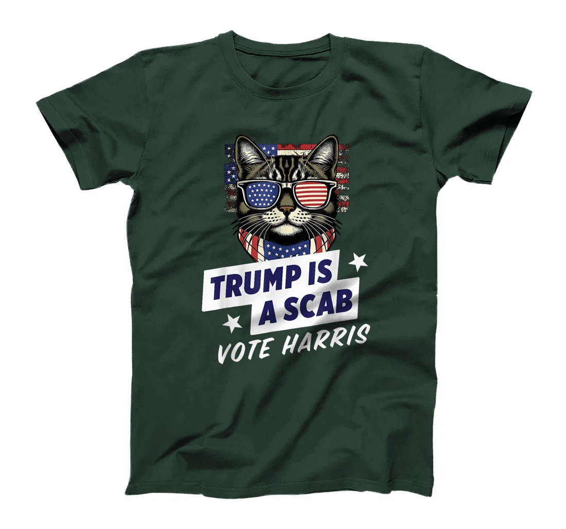 Trump is a Scab Vote Harris 2024 T-Shirt