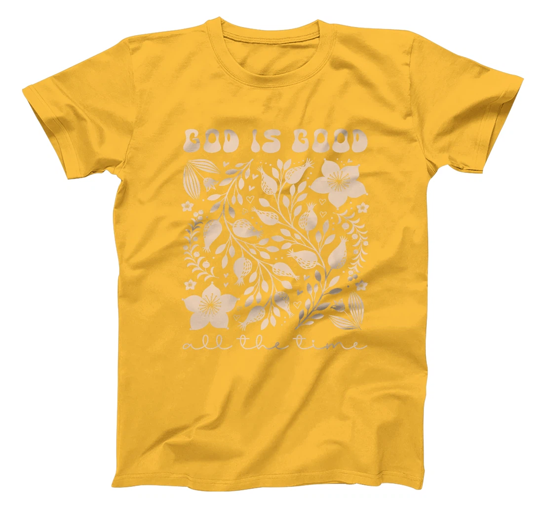 God is Good All the Time Inspirational Christian Worship Premium T-Shirt