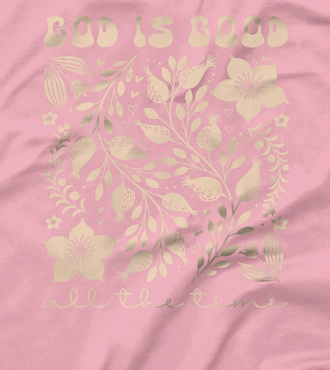 God is Good All the Time Inspirational Christian Worship Premium T-Shirt