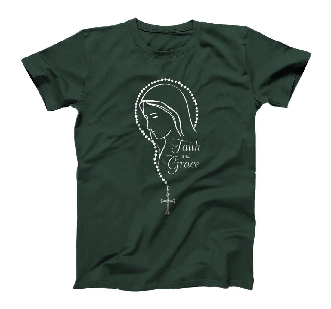 Saint Mary Mother Of God Faith and Grace Catholic Church Premium T-Shirt