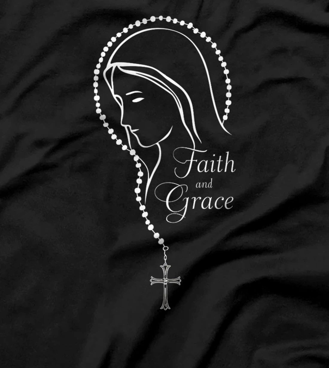 Saint Mary Mother Of God Faith and Grace Catholic Church Premium T-Shirt