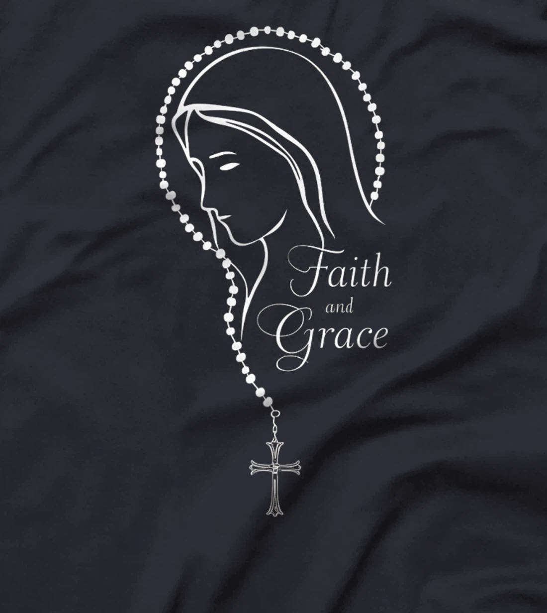 Saint Mary Mother Of God Faith and Grace Catholic Church Premium T-Shirt