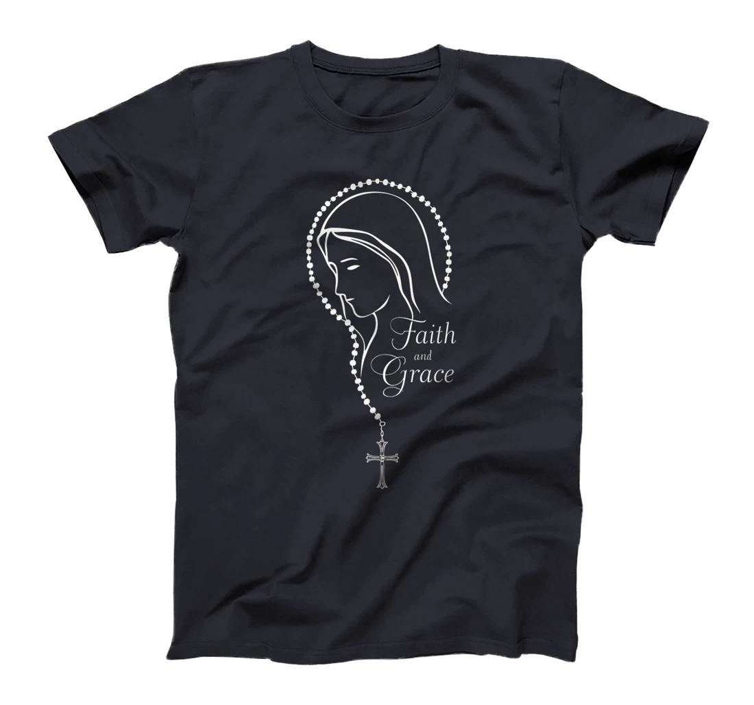 Saint Mary Mother Of God Faith and Grace Catholic Church Premium T-Shirt