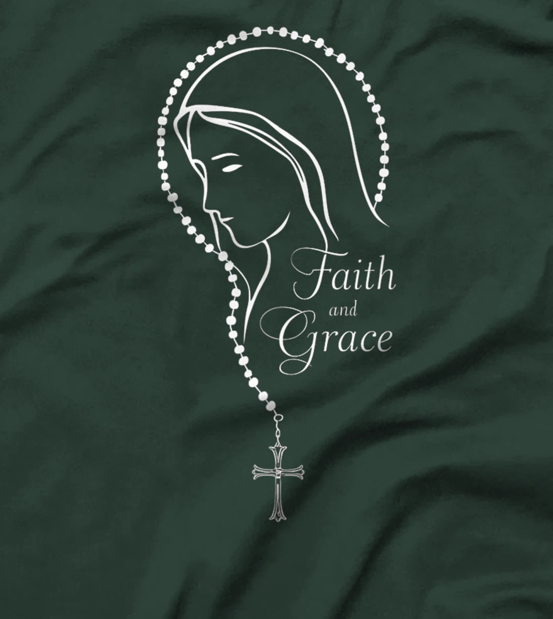 Saint Mary Mother Of God Faith and Grace Catholic Church Premium T-Shirt