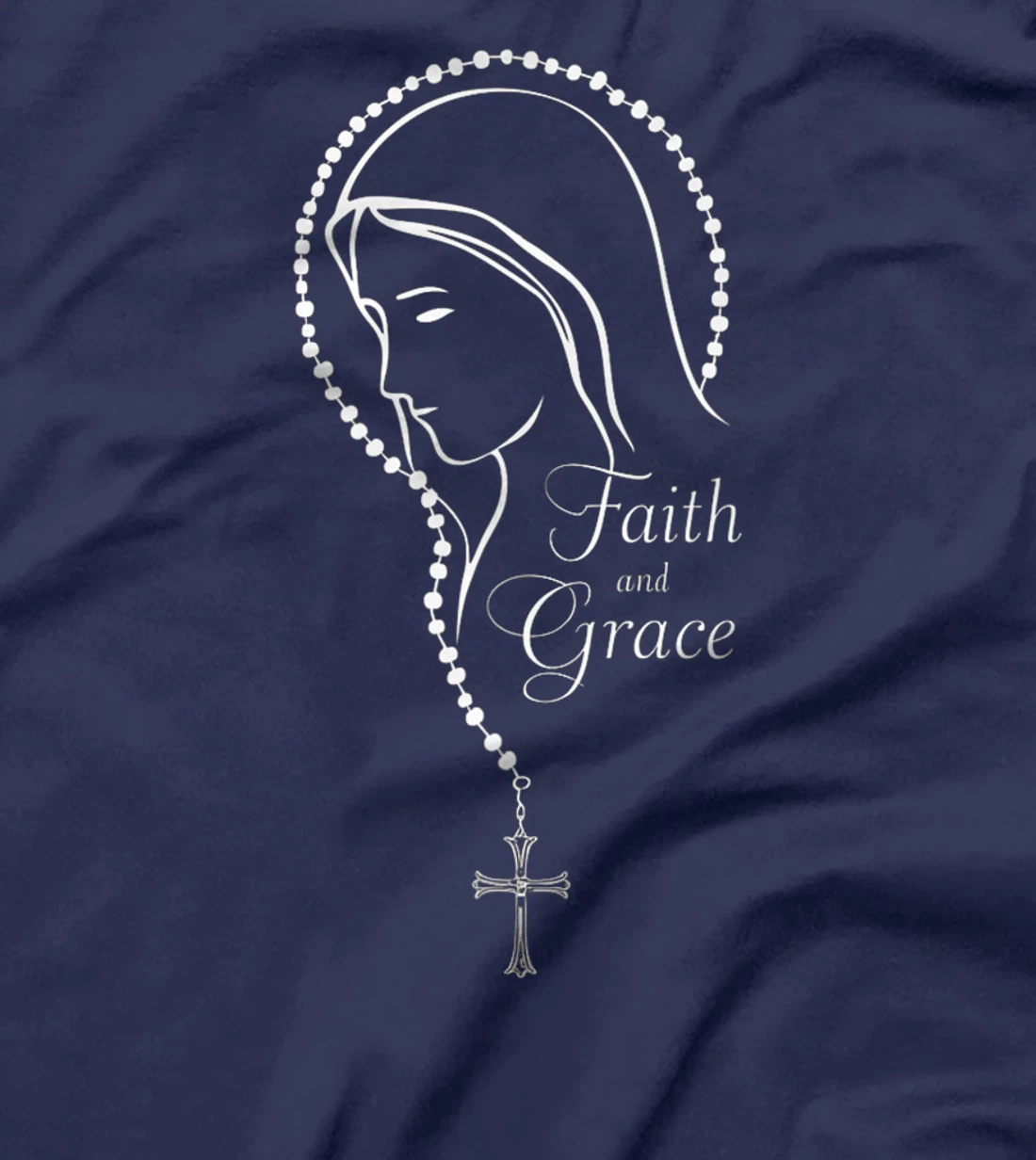 Saint Mary Mother Of God Faith and Grace Catholic Church Premium T-Shirt