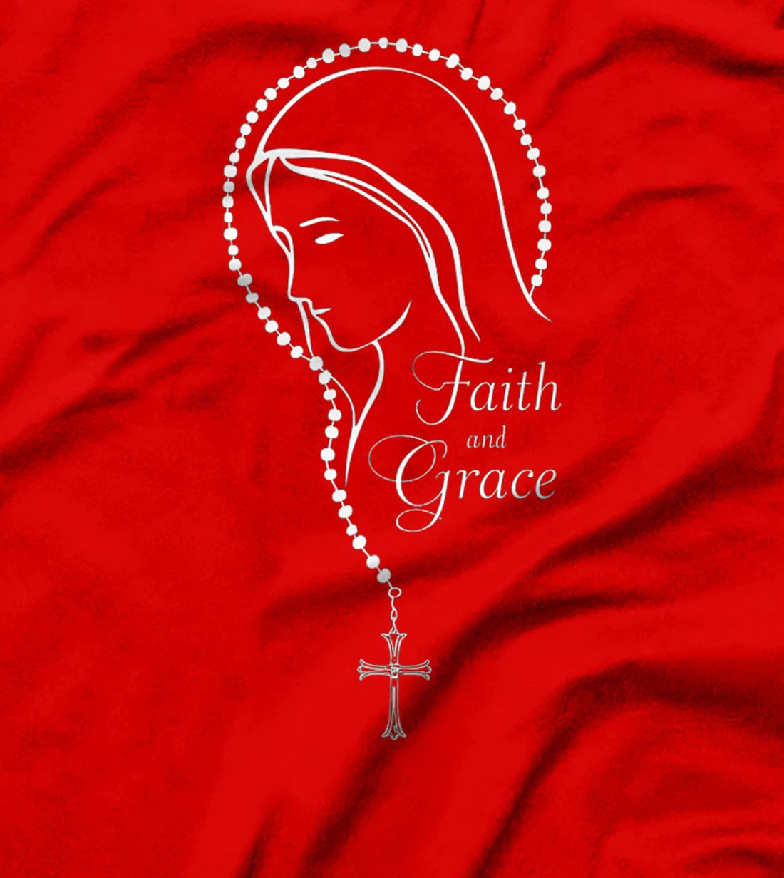 Saint Mary Mother Of God Faith and Grace Catholic Church Premium T-Shirt