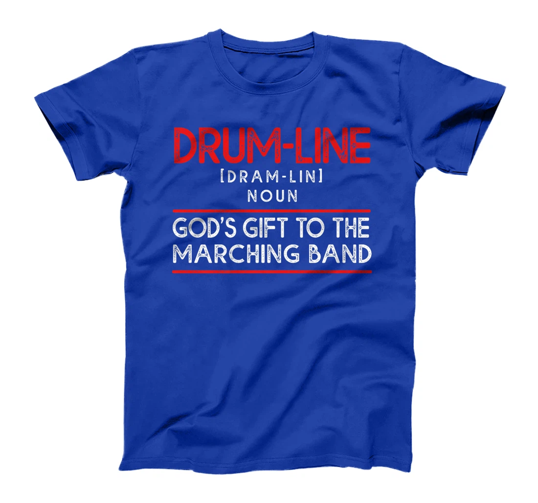 Funny Percussion Drum Line God's Gift To Marching Band Premium T-Shirt