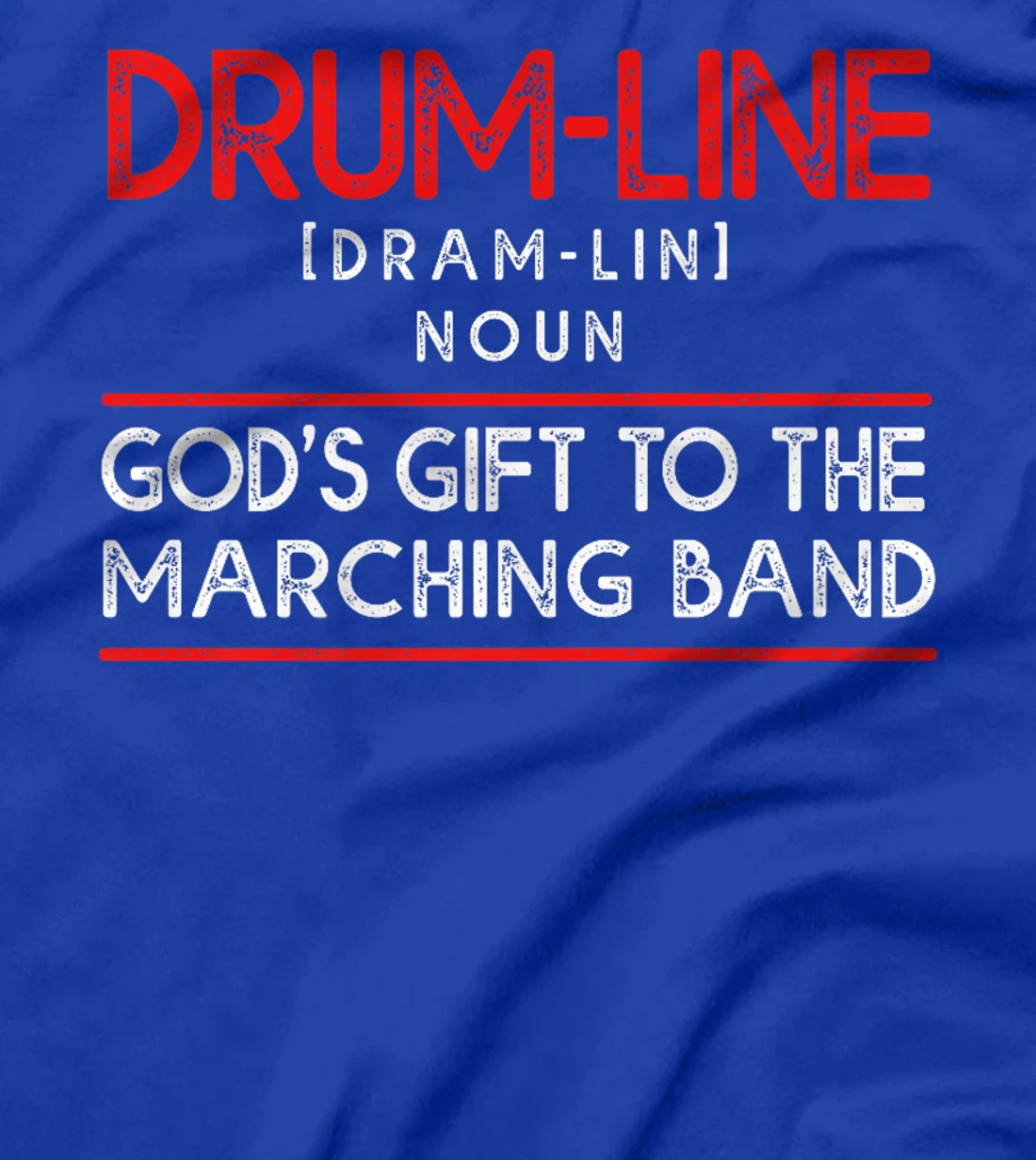 Funny Percussion Drum Line God's Gift To Marching Band Premium T-Shirt