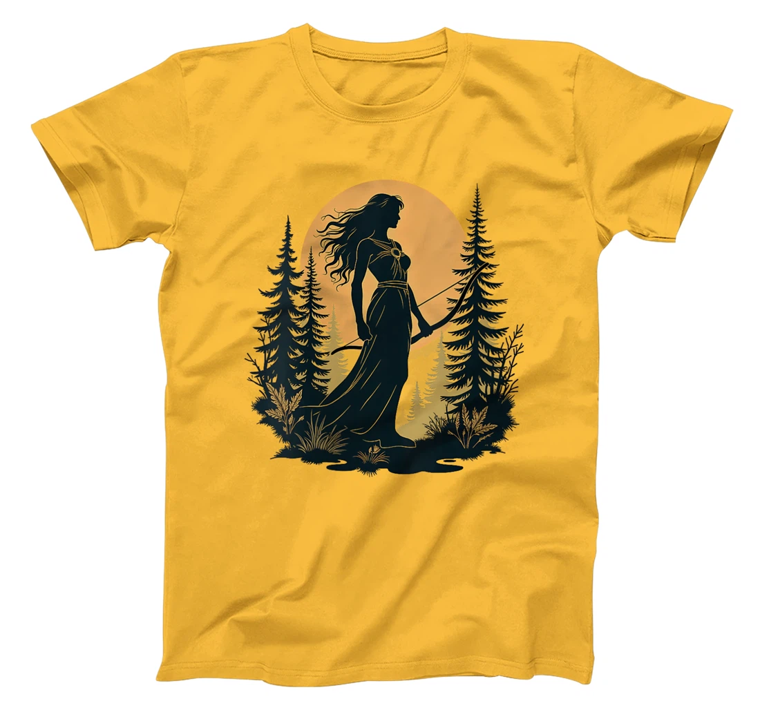 Womens Artemis Ancient Greek Goddess Symbol T-Shirt