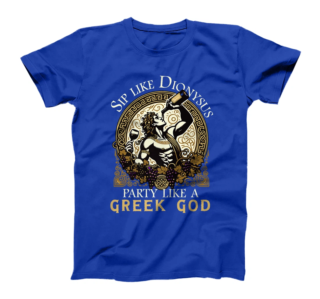 Funny Wine Tasting Party Humor Dionysus Greek God Premium T-Shirt