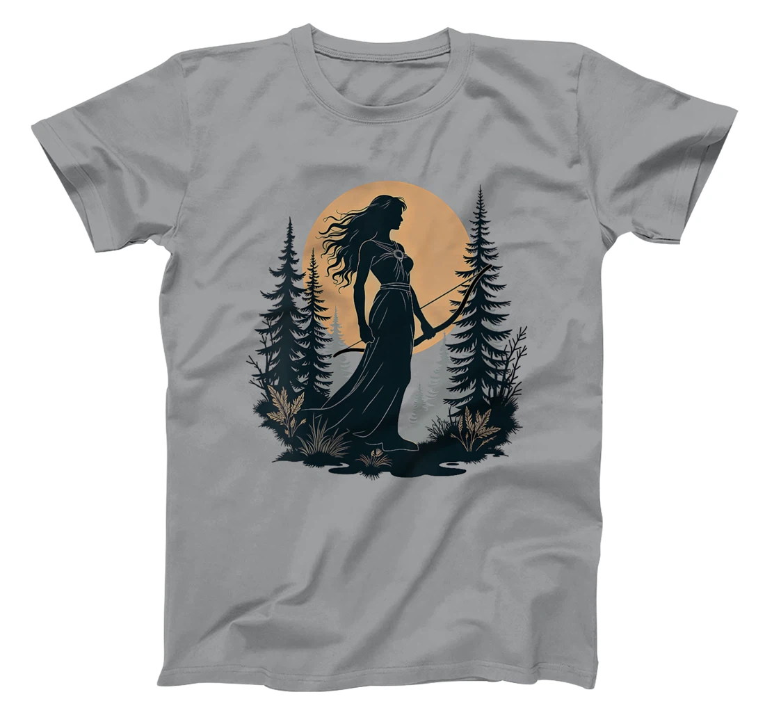 Womens Artemis Ancient Greek Goddess Symbol T-Shirt