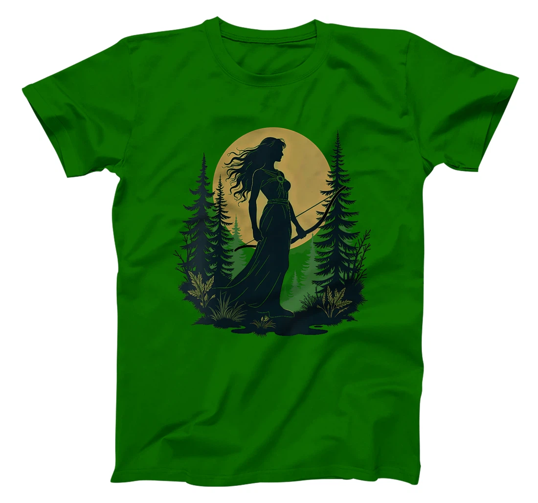 Womens Artemis Ancient Greek Goddess Symbol T-Shirt