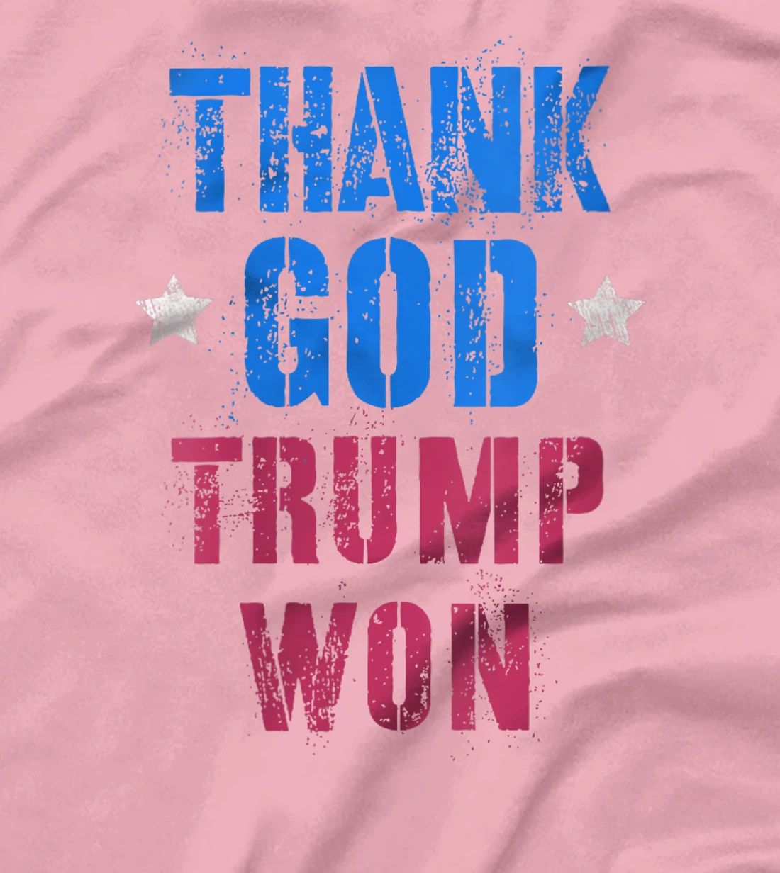 Womens Vote THANK GOD HE WON TRUMP 2024 Make Keep America Great T-Shirt