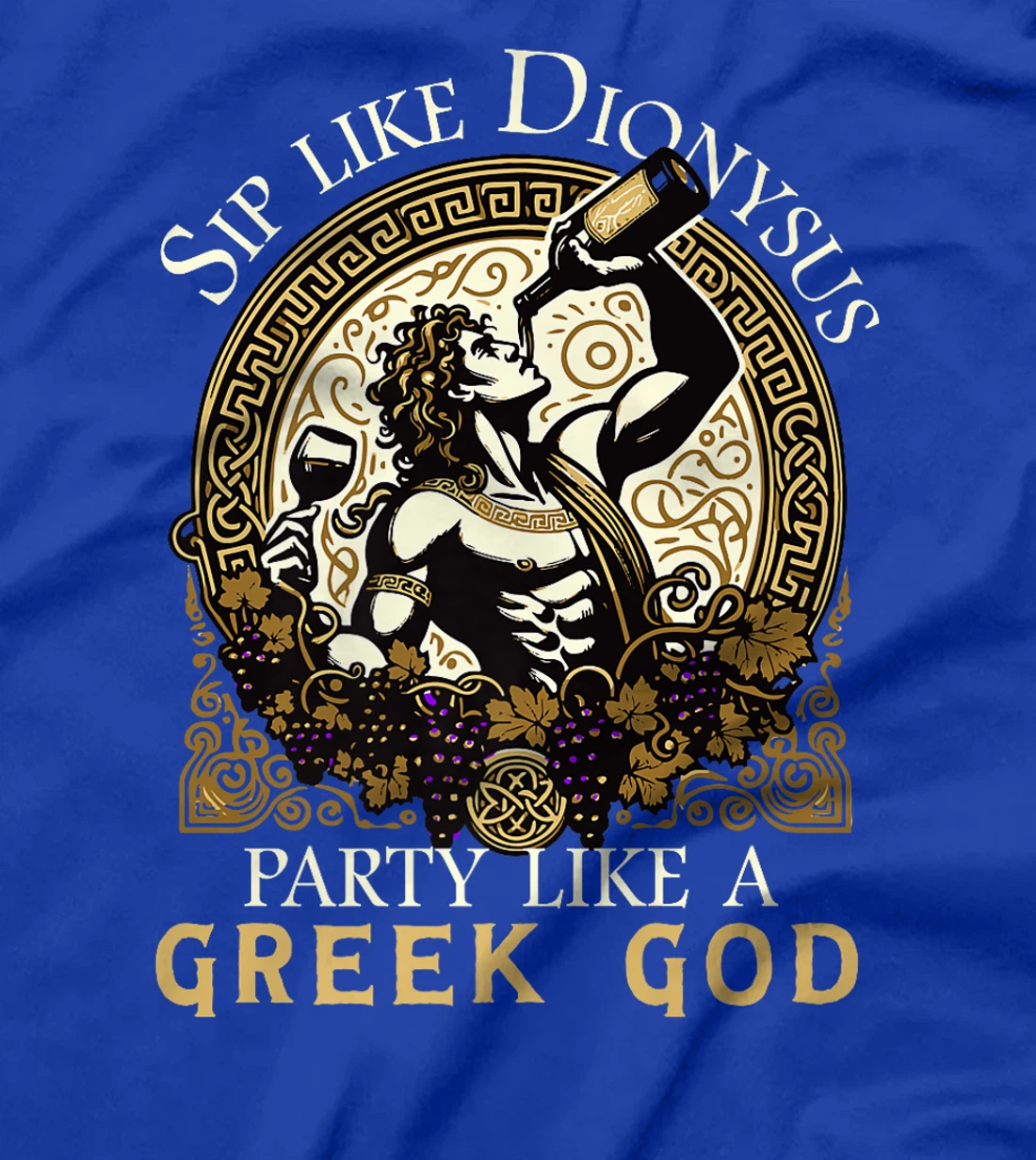 Funny Wine Tasting Party Humor Dionysus Greek God Premium T-Shirt
