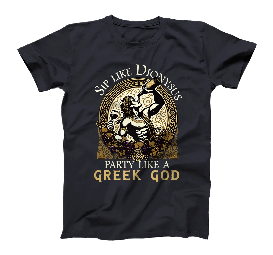 Funny Wine Tasting Party Humor Dionysus Greek God Premium T-Shirt