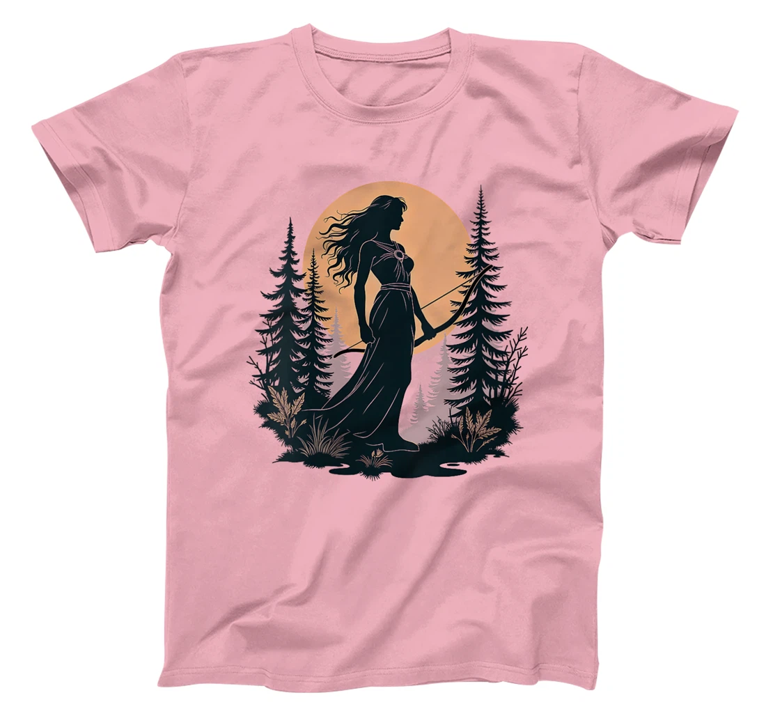 Womens Artemis Ancient Greek Goddess Symbol T-Shirt