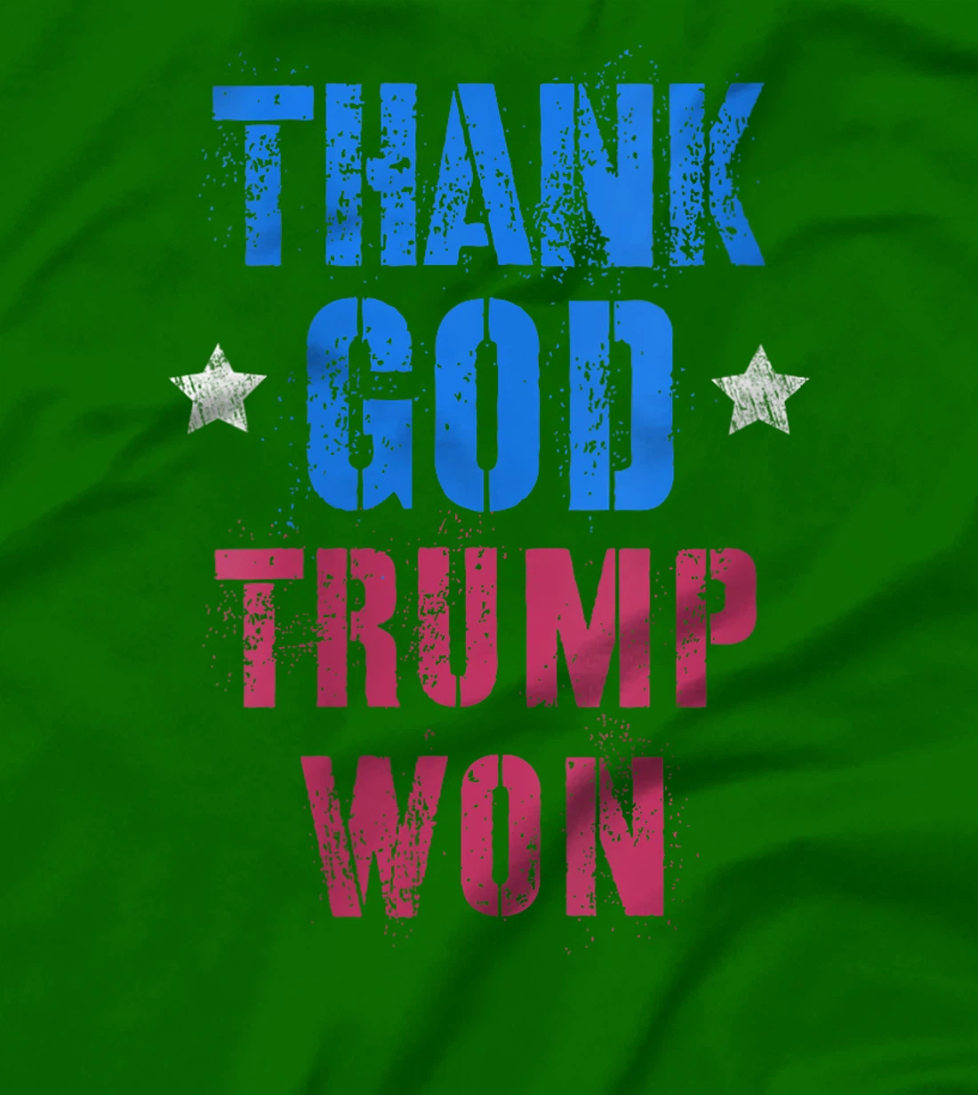 Womens Vote THANK GOD HE WON TRUMP 2024 Make Keep America Great T-Shirt