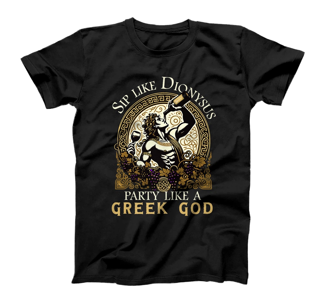 Funny Wine Tasting Party Humor Dionysus Greek God Premium T-Shirt