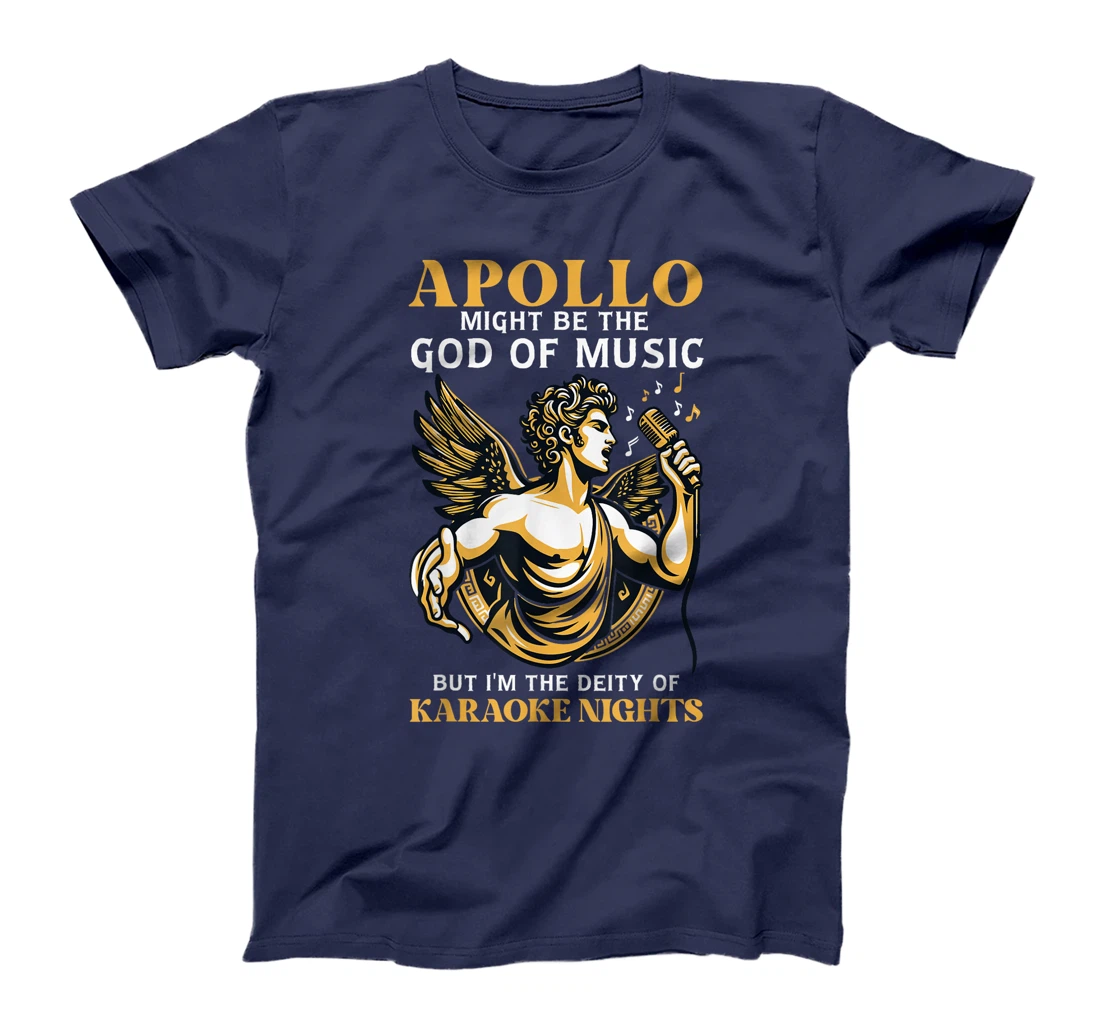 Funny Greek God Apollo Karaoke Night Singing Deity T-Shirt